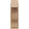 Ekena Millwork 8-in W x 14-in D x 26-in H Funston Block Rough Cedar Woodgrain TimberThane Outlooker, Primed Tan OUTUR080X14X26FST44RCPR - alternate 6